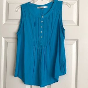 Aquamarine Linenish tank